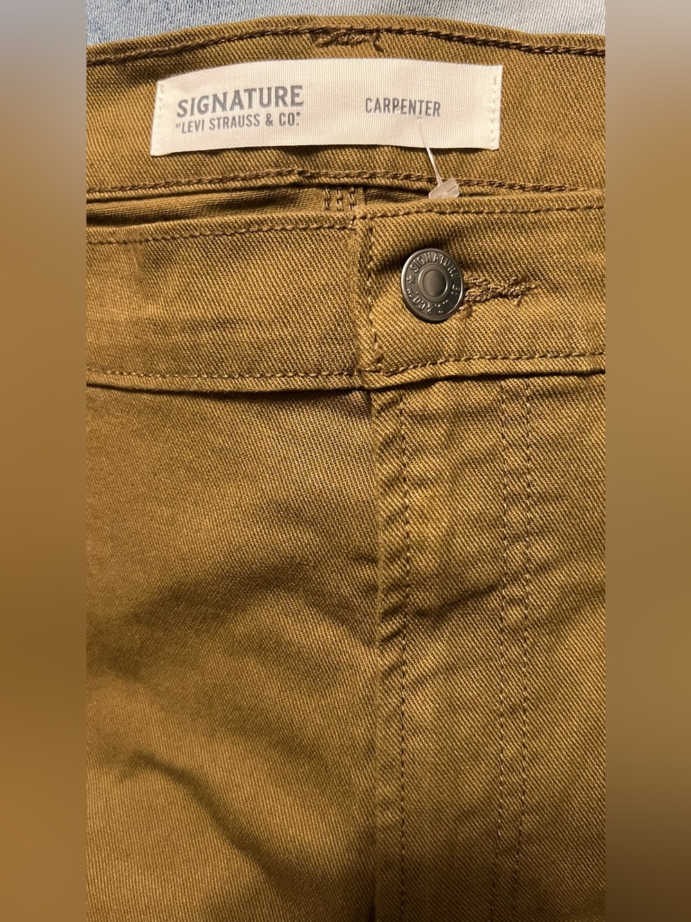 Levi's Men's Jeans in Mustard Brown